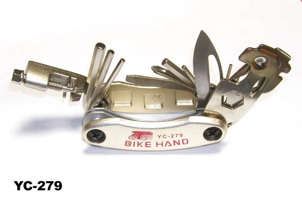 Шестигранник Bike Hand YC-279 складной с ножом