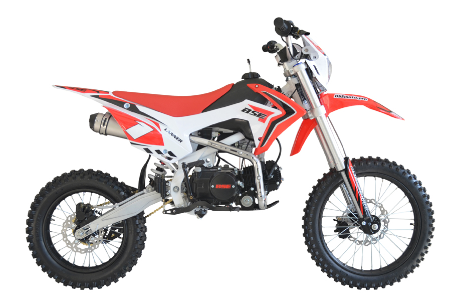 Питбайк BSE PH10-140e 17/14 рама белая КРАСНЫЙ