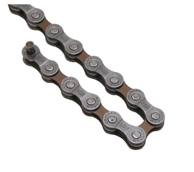 Цепь Shimano HG40, 6/7/8 скоростей, 116 звеньев