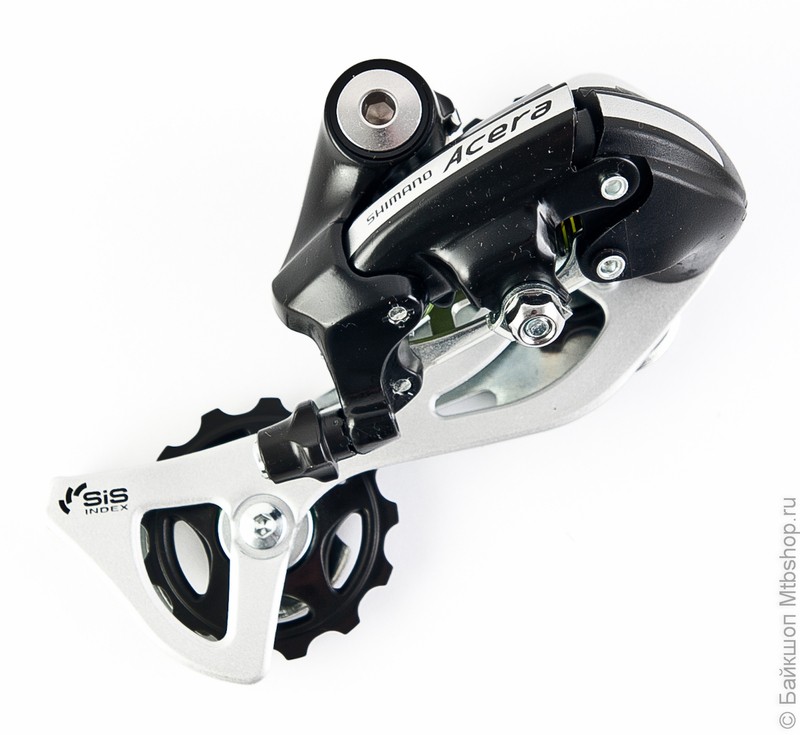 Переключатель задний Shimano Acera, M360, SGS, 7/8ск., черный (10130202/080417/0007860, ИНДОНЕЗИЯ)