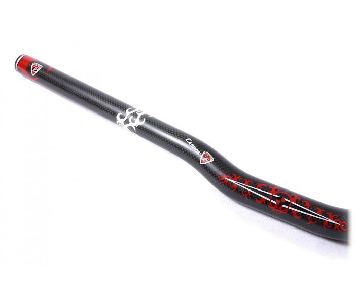 Руль GUISSO HBC-200L, 660 мм, 31.8 мм, карбон, черный