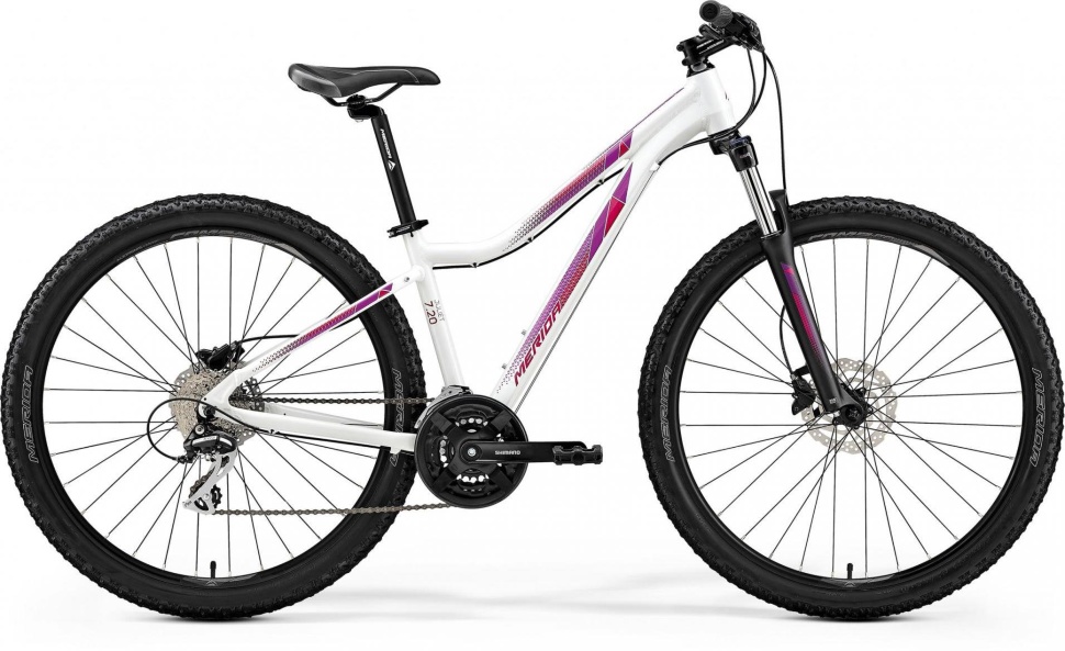 Велосипед Merida Juliet 7.20-D 27.5" M(17") 2019 PearlWhite/Pink