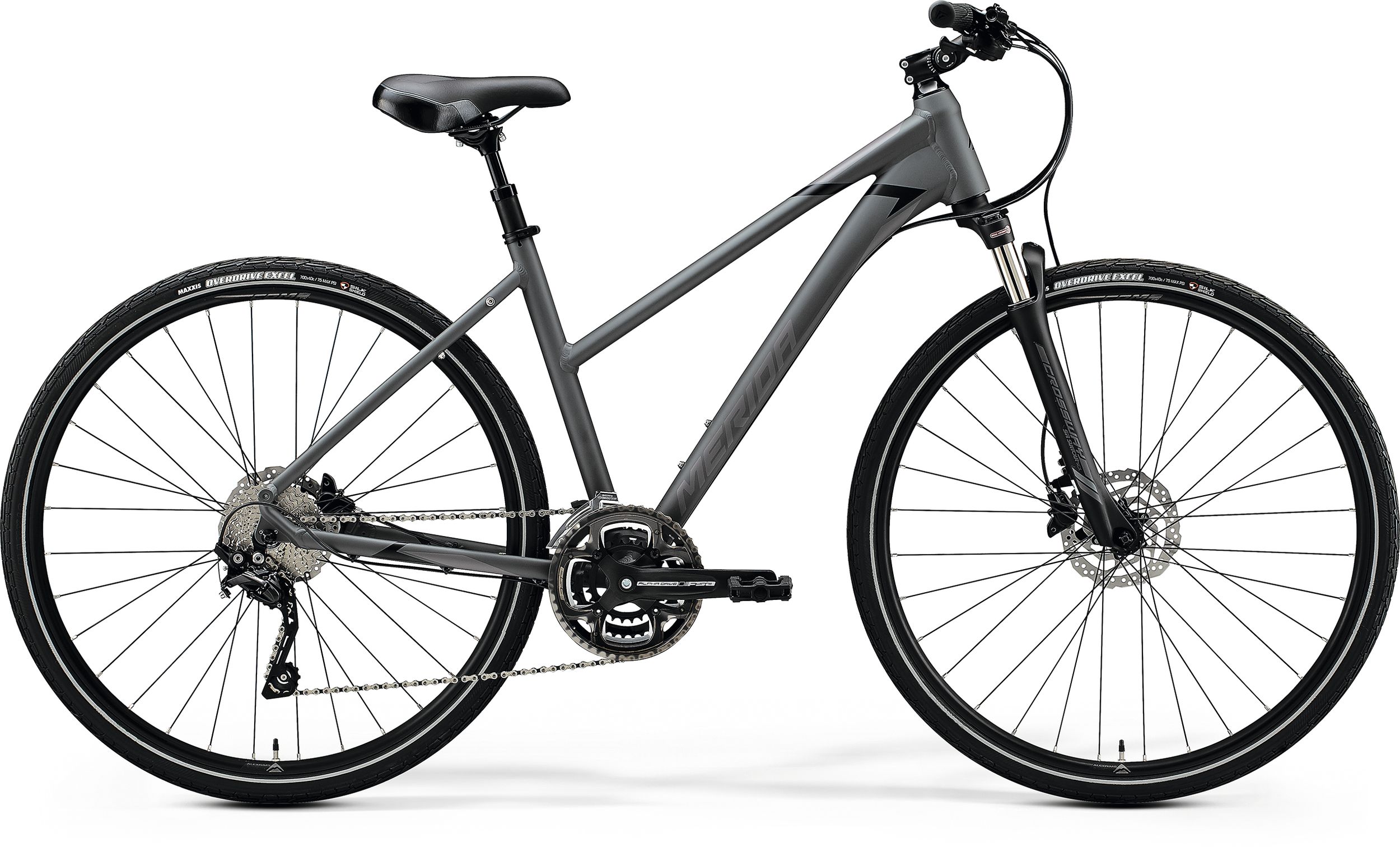 Велосипед Merida 2020 Crossway 300 Lady К:700C Р:S(47cm) MattDarkGrey/Black (6110835672)