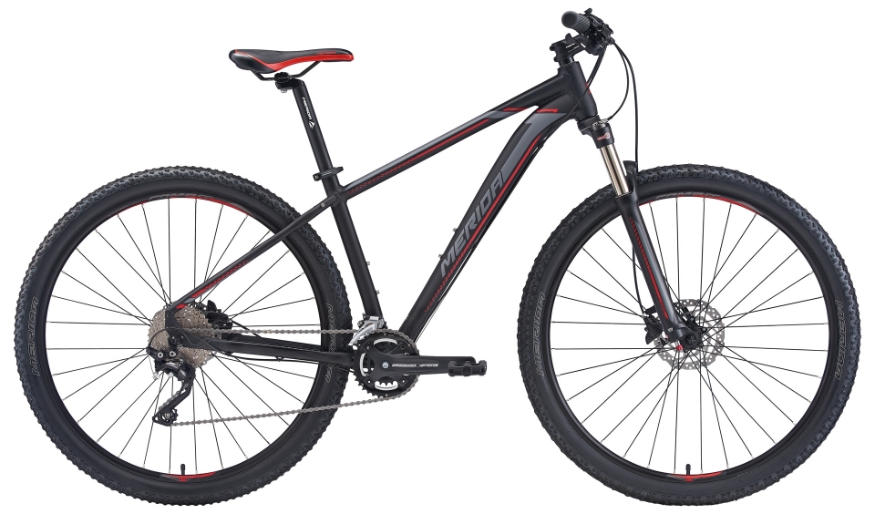 Merida 2020 Big.Nine 80 D 29 MattBlack Red Silver