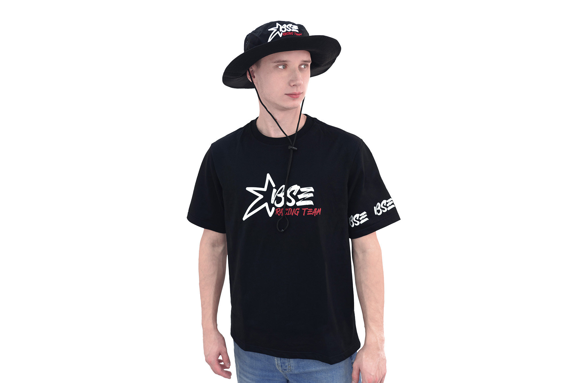 Панама BSE RACING TEAM хаки серый