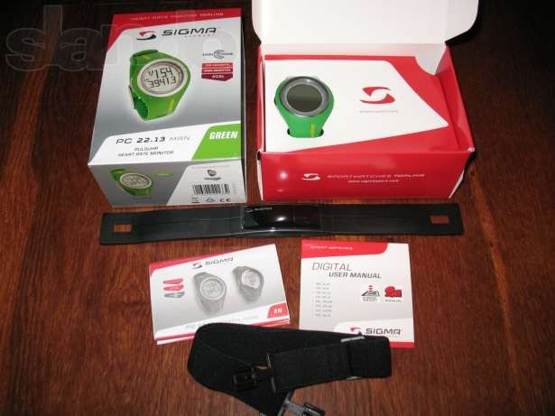 Пульсометр SIGMA PC 22.13 MAN Зеленый