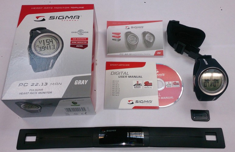 Пульсометр SIGMA PC 22.13 WOMAN Серый