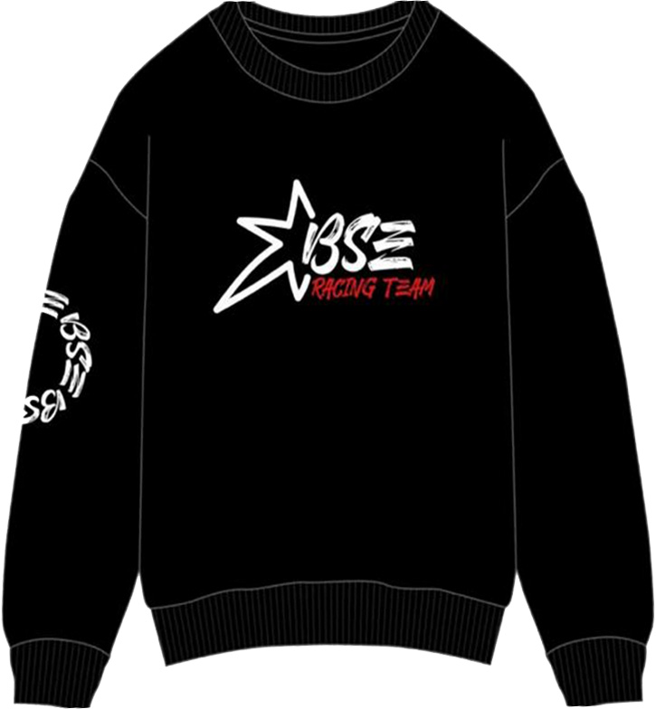 Свитшот BSE RACING TEAM черный