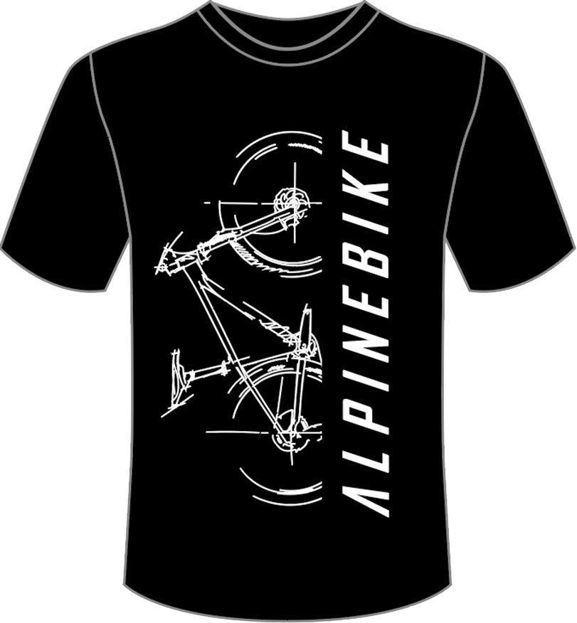 Футболка ALPINEBIKE черная