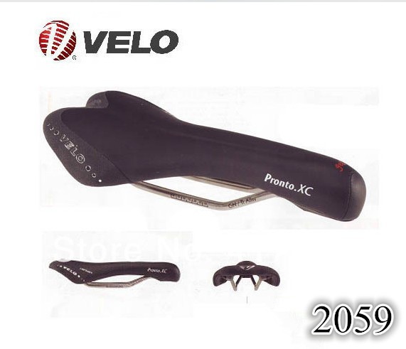 Седло Velo VL-2059 анатом. спорт., титан.рамка