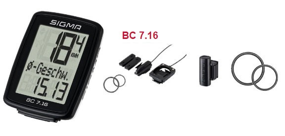 Велокомпьютер SIGMA BC 7.16 Topline