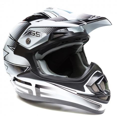 Шлем GSB кроссовый XP-14 B PRO RACE GREY