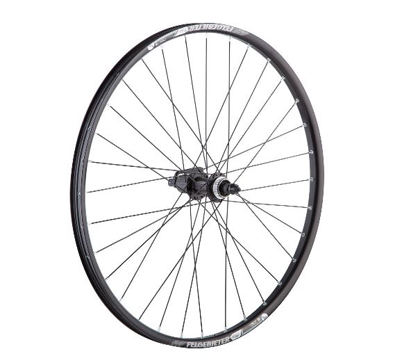 Колесо 26" заднее(без резины), двустенный пистон. алюм.обод 32 отв., втулка Shimano FH-TX505, ширина