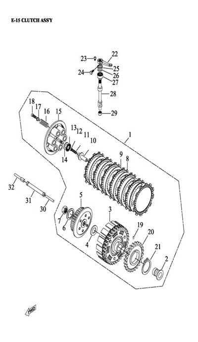 Сцепление в сборе