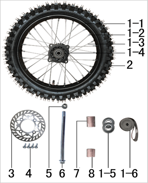 Колесо переднее