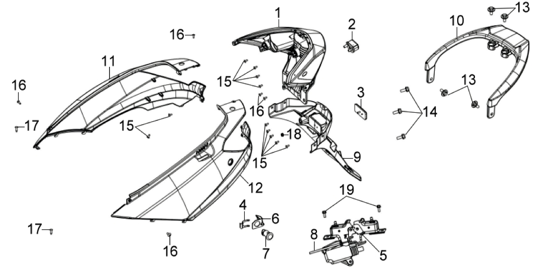 Боковая и задняя облицовка