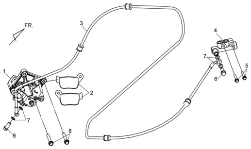 Задний суппорт