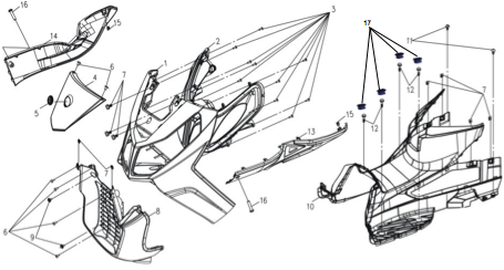 Передняя облицовка / облицовка пола