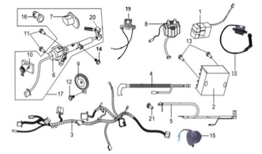 Подбор запчастей Электрика Кузов/Электрика GTS 250 (LM25W-6_edited) GTS 250 SYM