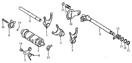 Механизм переключения передач
