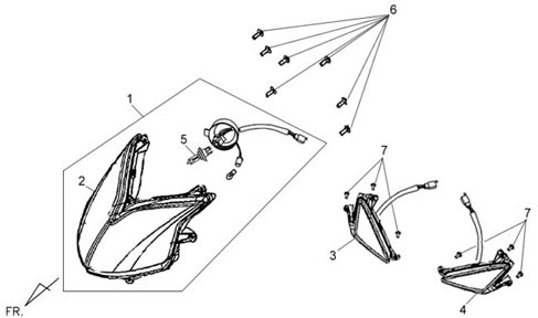 Фара / Поворотники