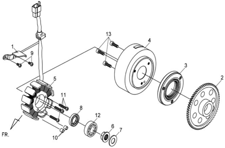 Генератор / Обгонная муфта