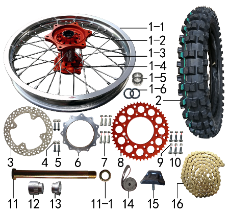 Колесо заднее