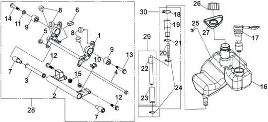 Масляный бак / Подрамник