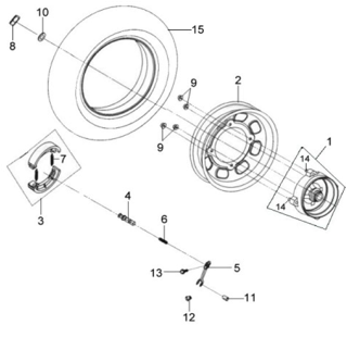 Заднее колесо