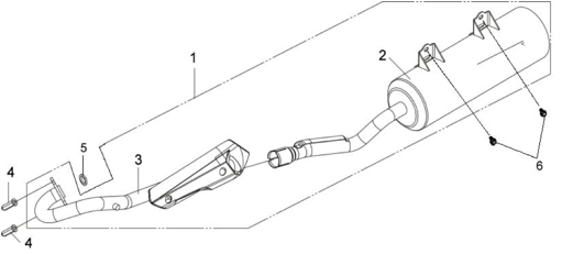 Подбор запчастей Глушитель Кузов/Электрика ATV 300 (UA30A-6) ATV 300 SYM