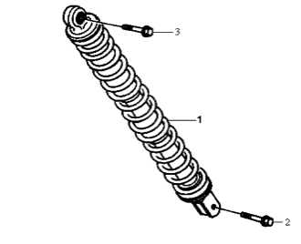 Задний амортизатор