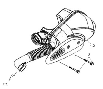 Подбор запчастей Воздушный фильтр Кузов/Электрика Jet 4 50 Naked (JD05W4-6) Jet 4 50 SYM