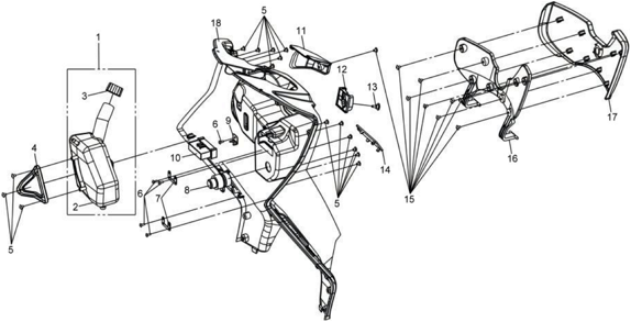 Облицовка рулевой колонки