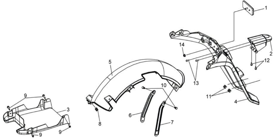 Задняя облицовка