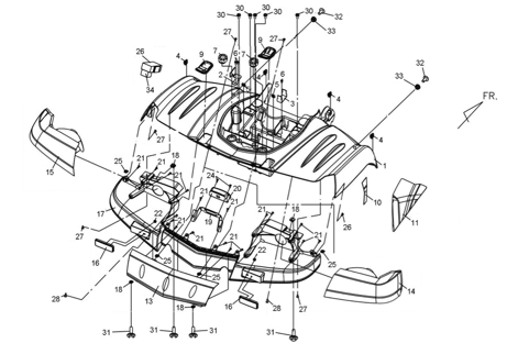 Задняя облицовка