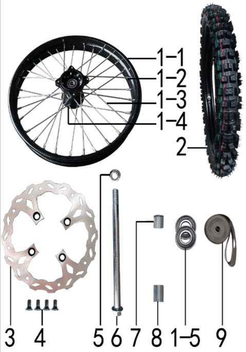 Колесо переднее