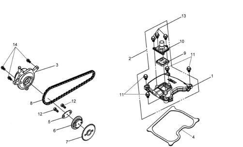 Клапанная крышка и ГРМ