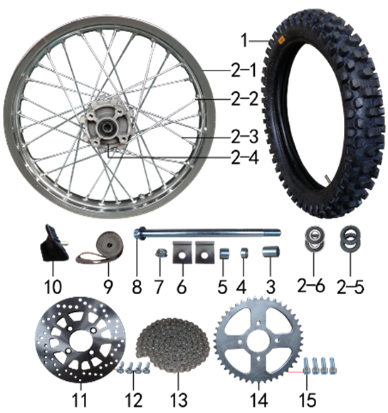 Колесо заднее