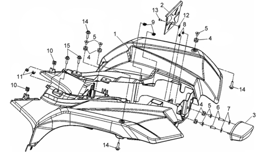 Задняя облицовка