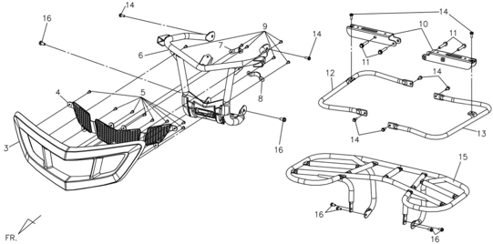 Бампер и багажник
