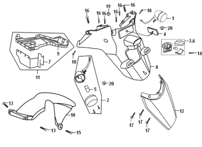 Задняя облицовка