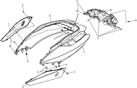 Боковая облицовка / Стоп сигнал