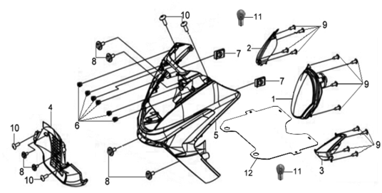 Передняя облицовка / Фара