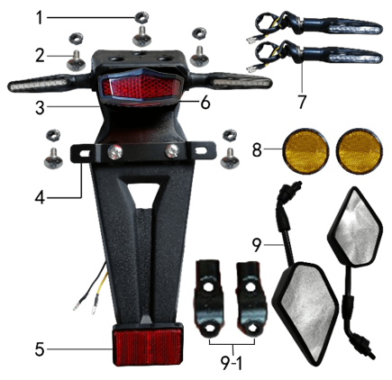 Световая сигнализация и зеркала