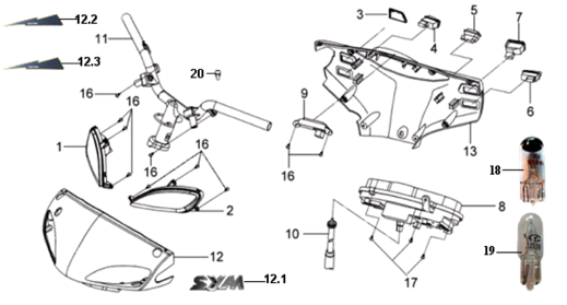 Облицовка руля / Руль