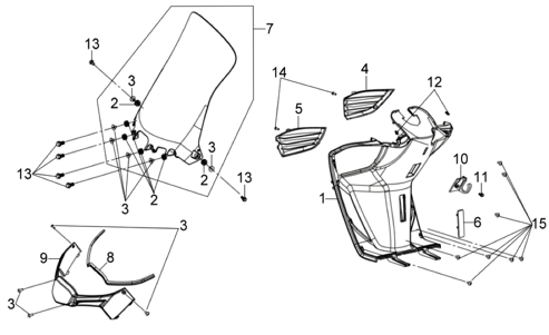 Облицовка рулевой колонки