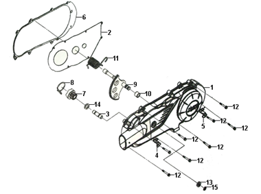 Крышка вариатора