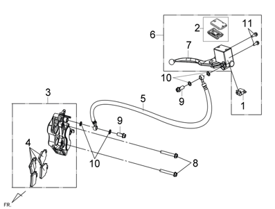 Передний тормоз