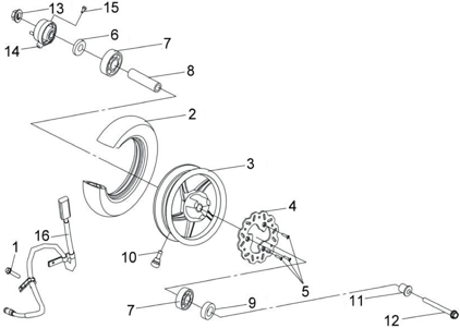 Задний тормоз