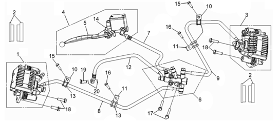 Передние тормоза